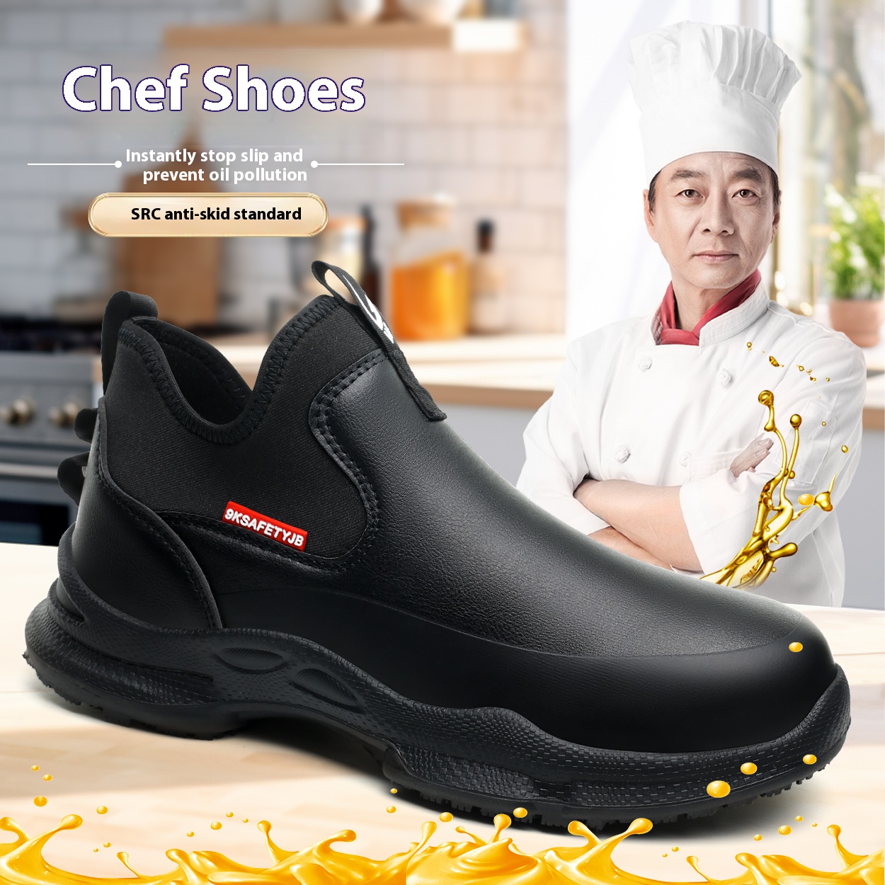 Home Cooking Oil - Klapki Eva dla mężczyzn Shevalues, męskie