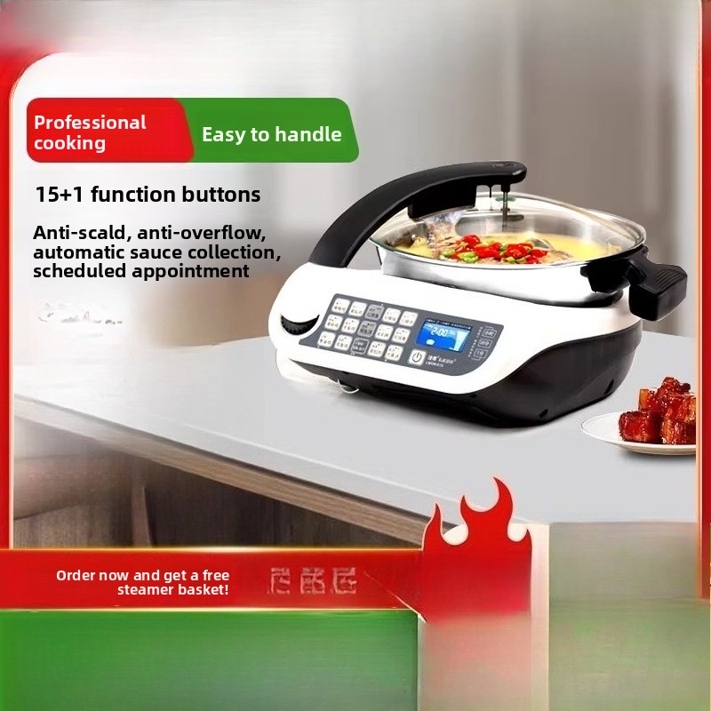 Home Cooking Oil - Inteligentny robot kuchenny E15, wielofunkcyjny robot