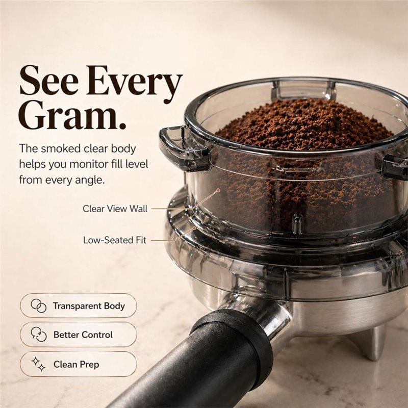 Breville Espresso Barista Touch - Promocja! Lejek do portafiltera z systemem