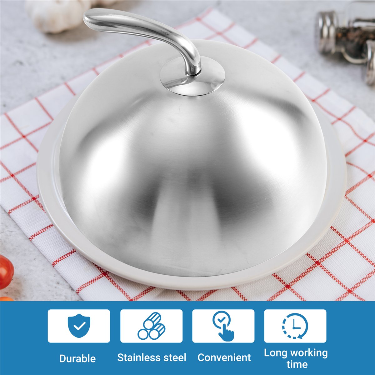 1 szt. 24cm Pokrywka do steków – Home Cooking Meal recenzja i cena