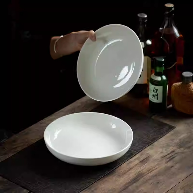 Talerz obiadowy z białej porce – Home Cooking Meal recenzja i cena
