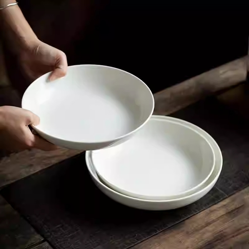 Talerz obiadowy z białej porce – Home Cooking Meal recenzja i cena