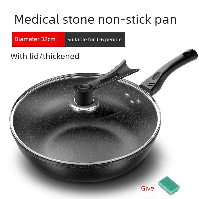 Patelnia z kamienia Maifan, ni – Home Cooking Oil recenzja i cena
